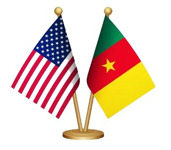 US-Cameroon Flags